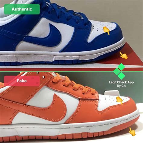 how to spot fake nike dunks|fake nike dunks heel check.